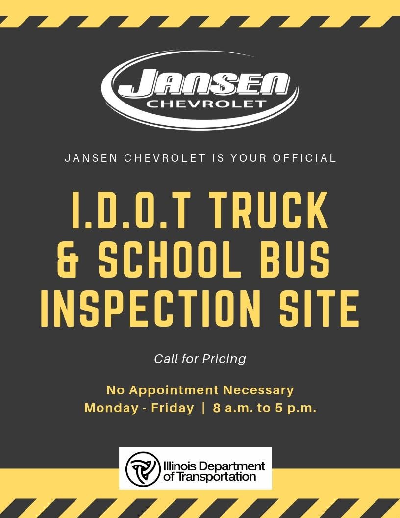  I.D.O.T Inspection | Jansen Chevrolet in Germantown IL