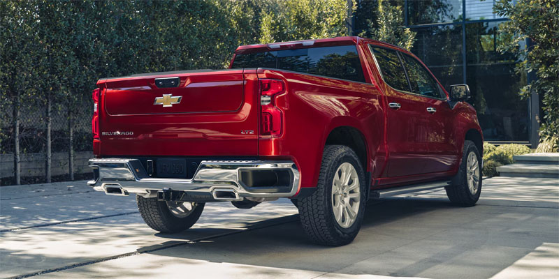 2026 Chevrolet Silverado 1500 pickup truck parked outdoors.