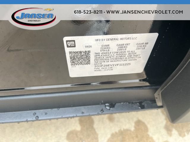 2027 Chevrolet Bolt RS