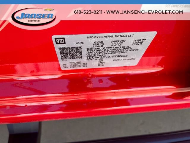 2026 Chevrolet Silverado 3500 HD WT