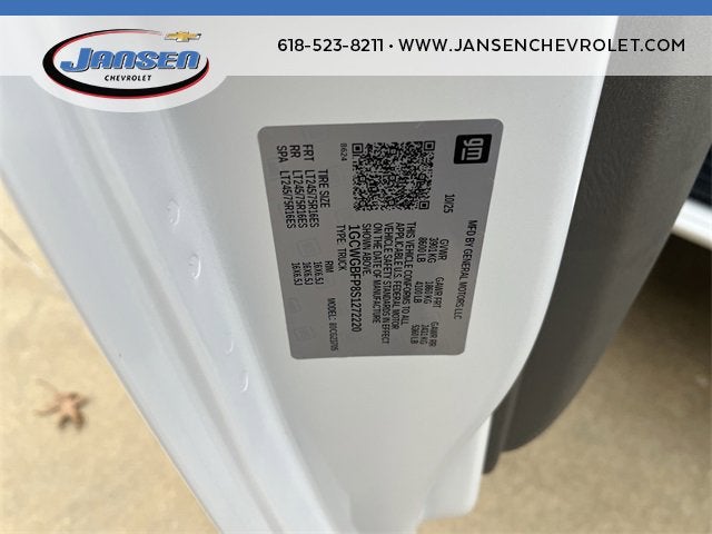 2025 Chevrolet Express Cargo 2500 WT