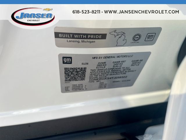 2026 Chevrolet Traverse LT