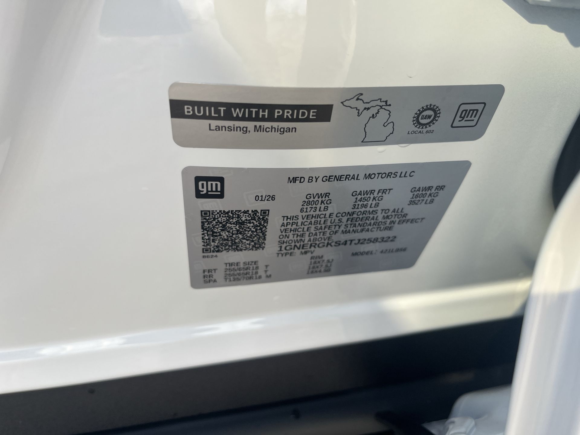 2026 Chevrolet Traverse LT