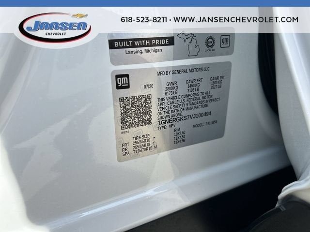 2027 Chevrolet Traverse LT