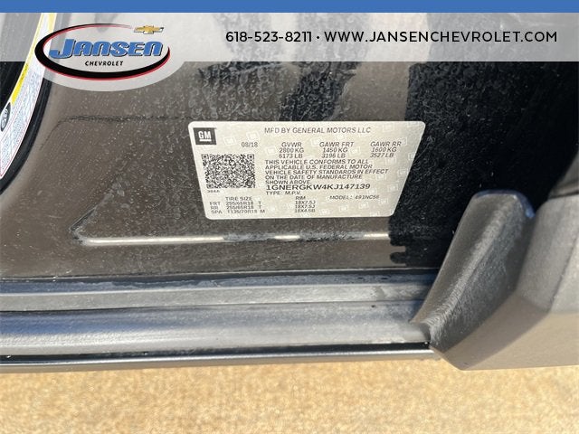 2019 Chevrolet Traverse LT Cloth