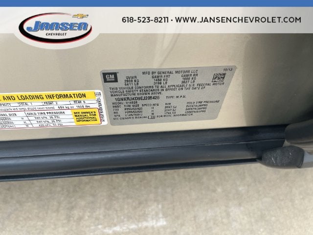 2014 Chevrolet Traverse LTZ