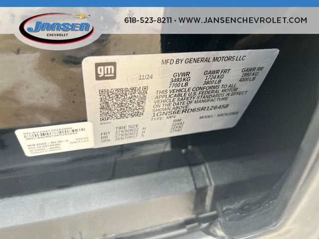 2025 Chevrolet Suburban RST