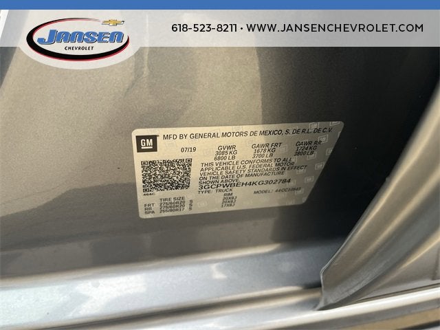 2019 Chevrolet Silverado 1500 Custom