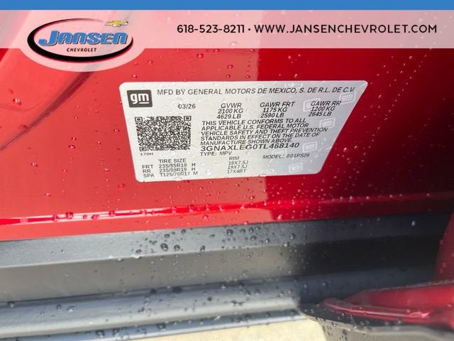 2026 Chevrolet Equinox RS