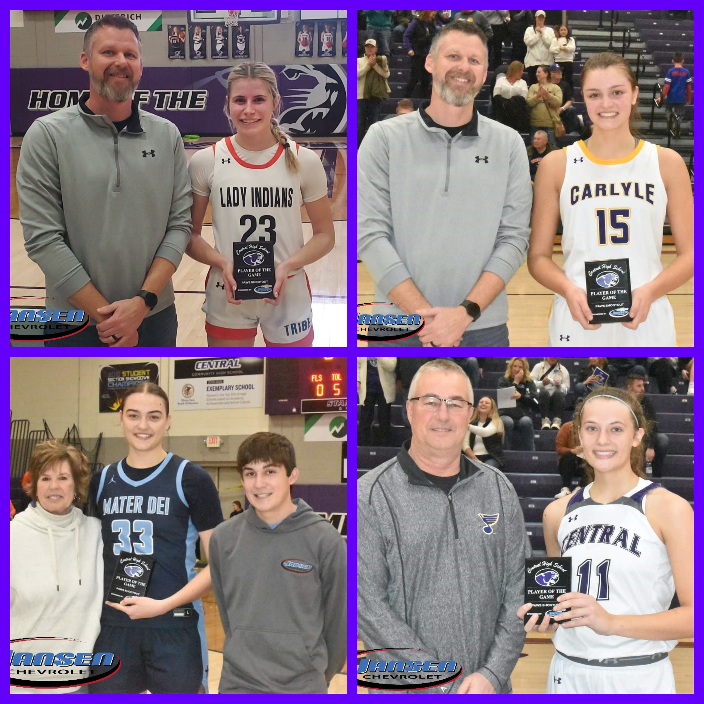 Central Paws Girls Basketball Shootout 2024